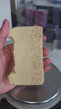 Load and play video in Gallery viewer, Handcrafted Soap &quot;Soothing Oatmeal&quot; FRAGRANCE FREE

